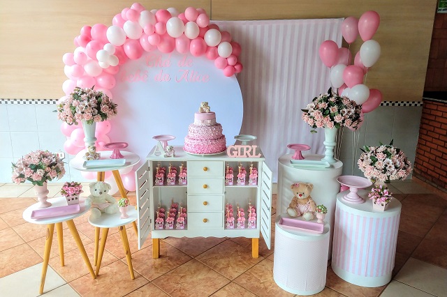 evitar erros decoração cha de bebe menina