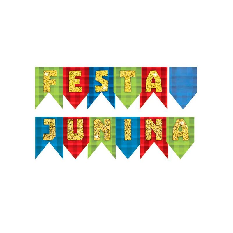 Decoração de Festa Junina com bandeirinhas