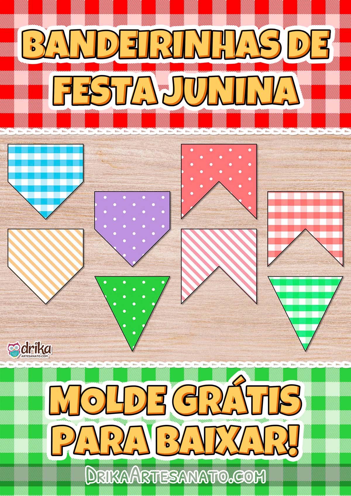 Onde comprar bandeirinhas de Festa Junina