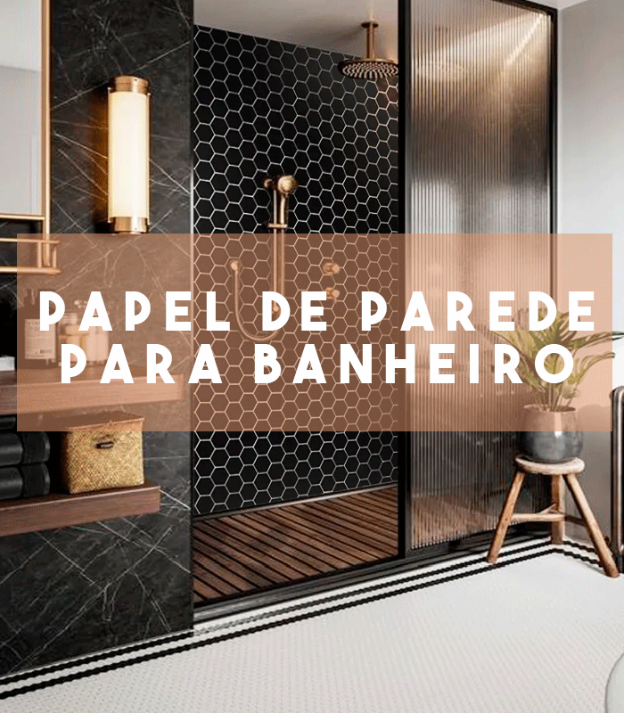 tendências papel de parede banheiro 2026