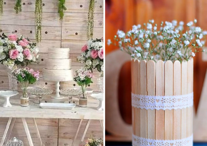 ideias criativas decoração batizado simples