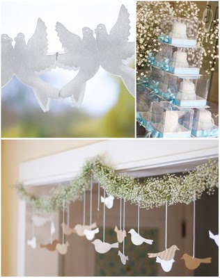 decoração de batizado menino