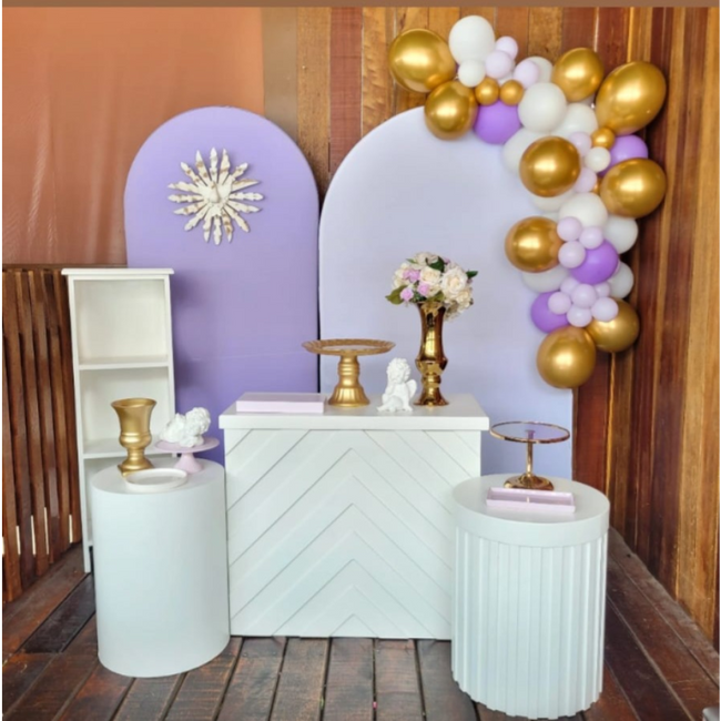 decoração batizado menina com balões