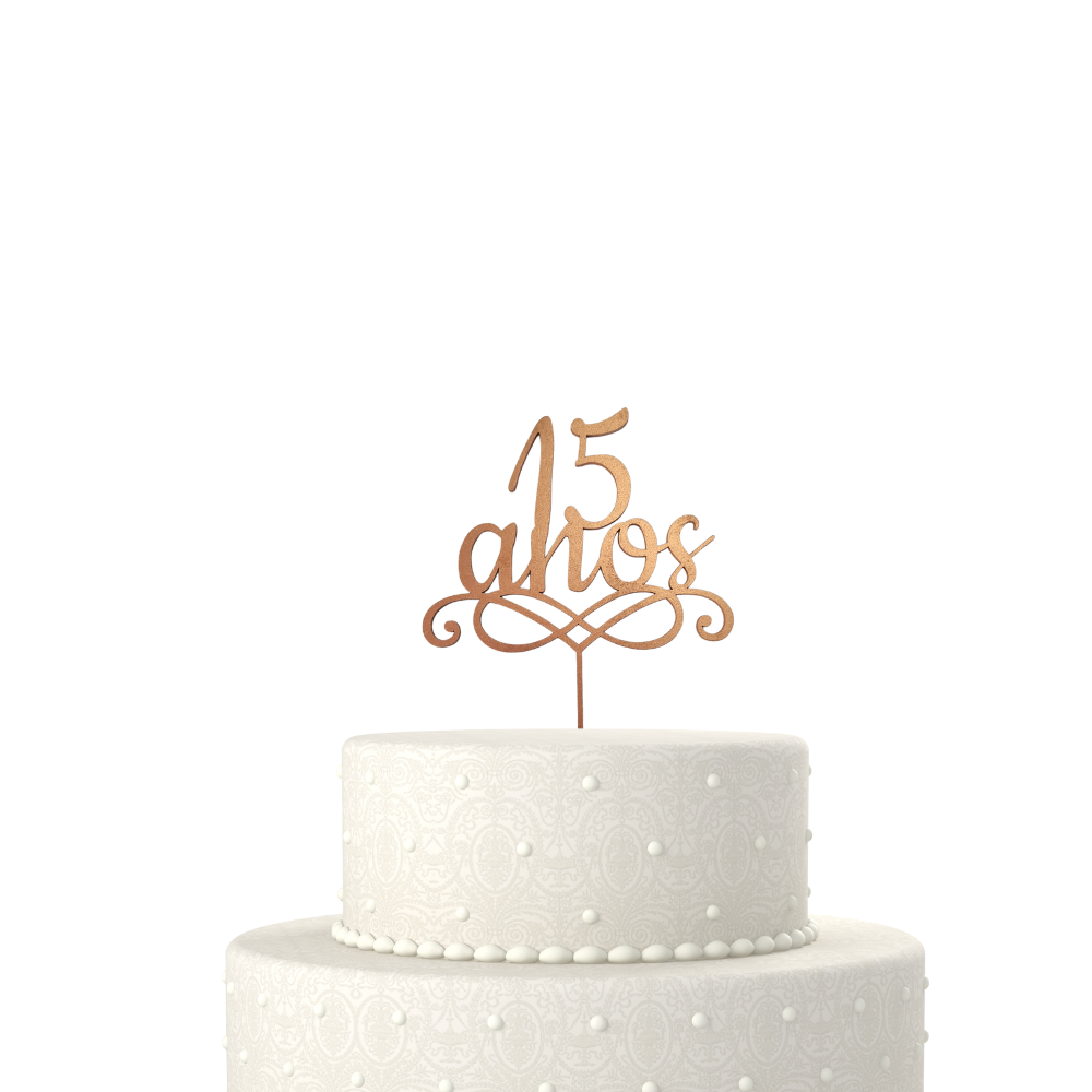 decoração bolo 15 anos simples