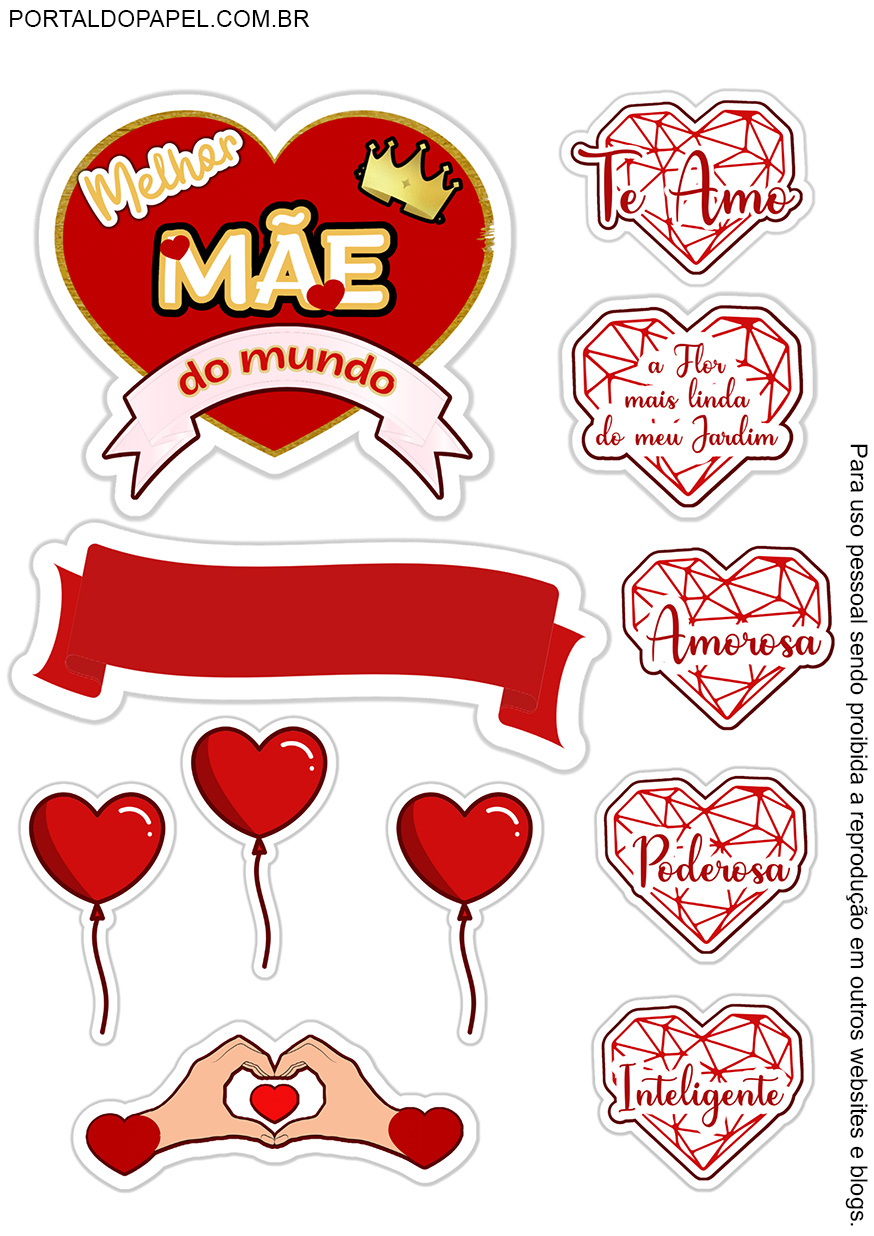 decoração de bolo para aniversário de mãe