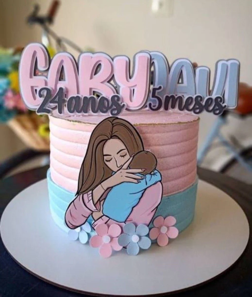 bolos personalizados para mães