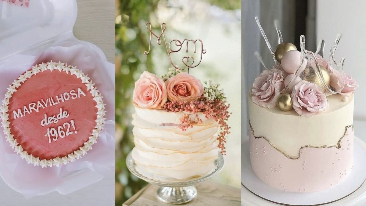 bolos personalizados para mães