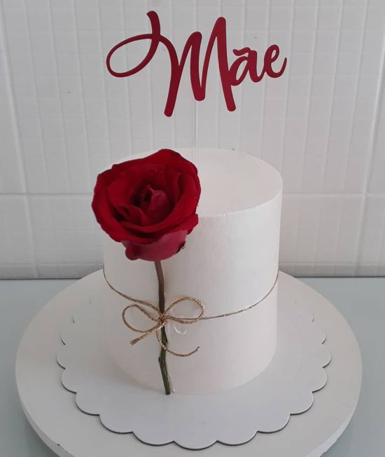 decoração de bolo dias das mães