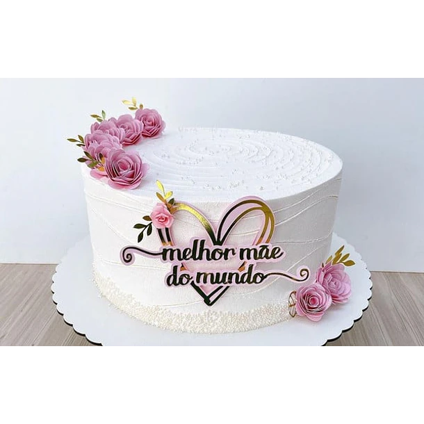 como fazer bolo floral dia das mães passo a passo