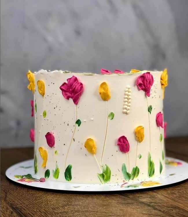 técnicas de decoração de bolo feminino