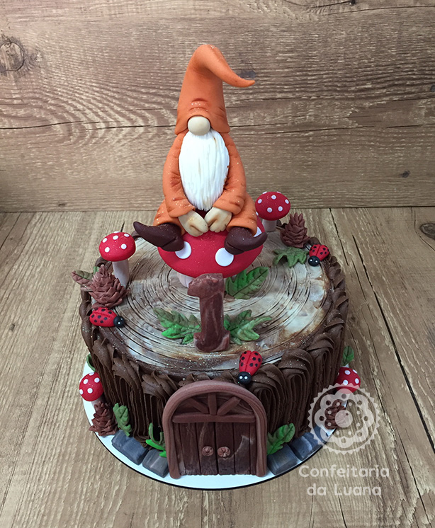 decoração de bolo para menina