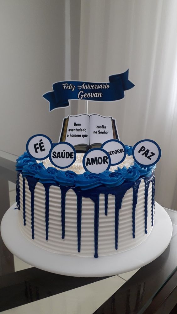 ideias de decoração bolo redondo masculino