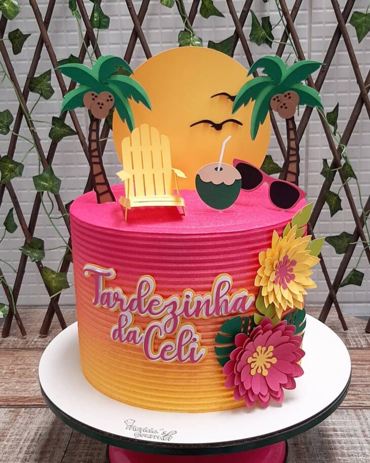 decoração de bolo tardezinha
