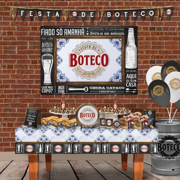 decoração de boteco para aniversário