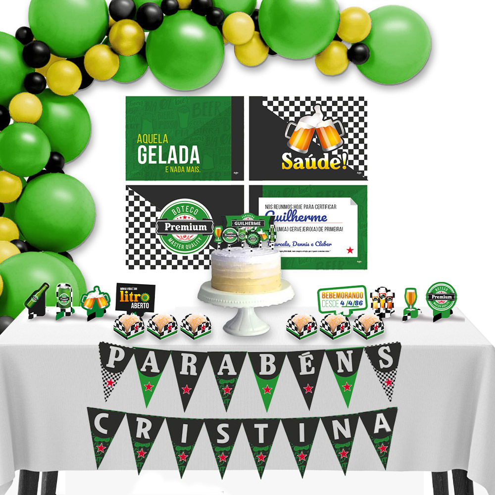 decoração de boteco para aniversário