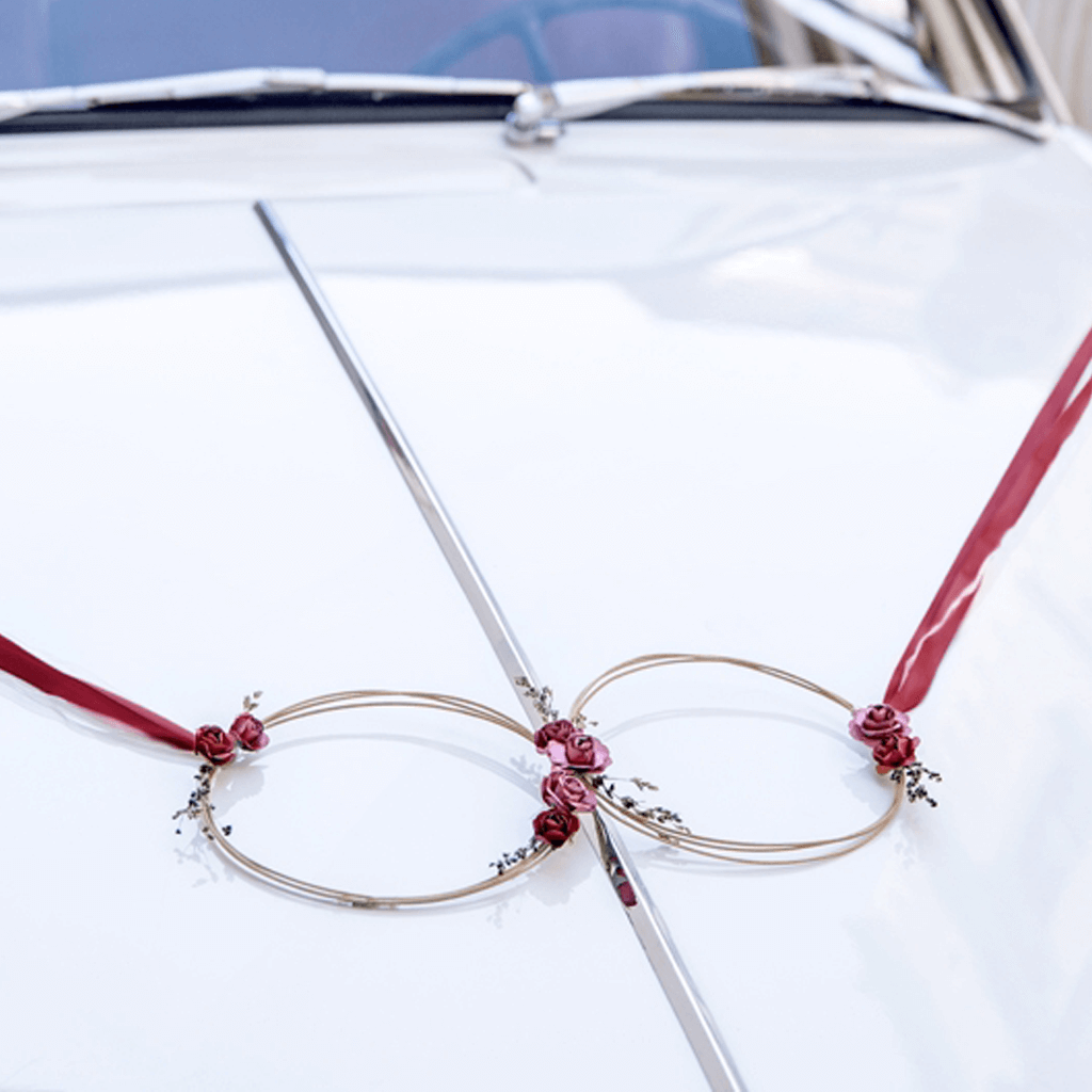 decoração carro noiva estilo rústico