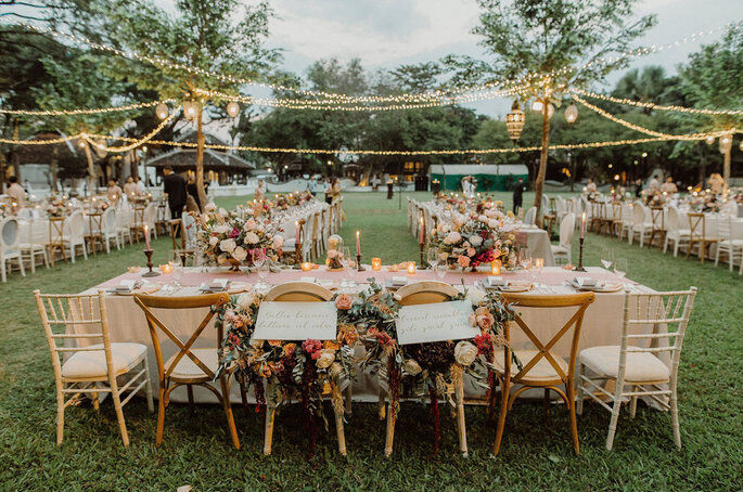 casamento civil decoração simples ar livre