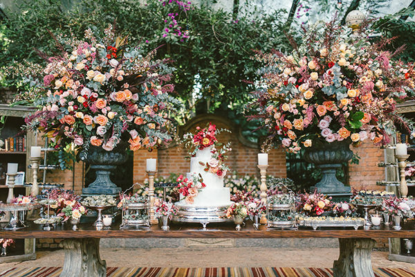 ideias decoração casamento boho