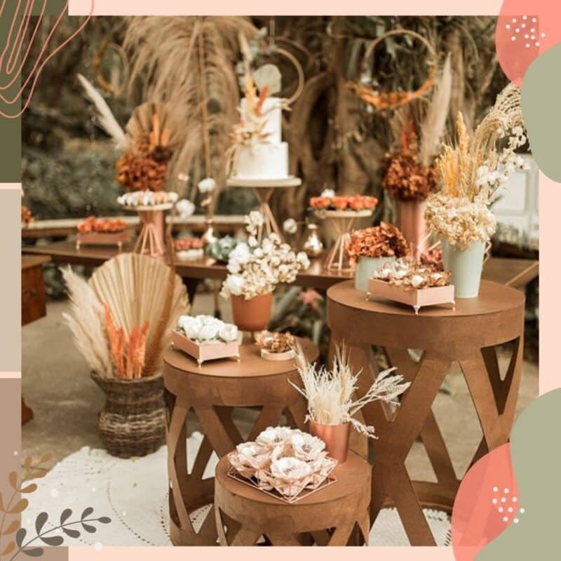 casamento boho ao ar livre