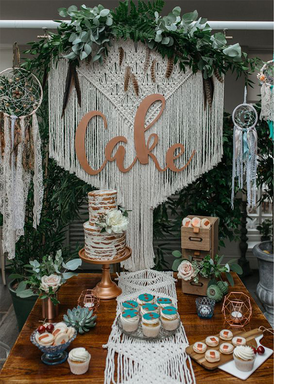 flores para casamento boho chic