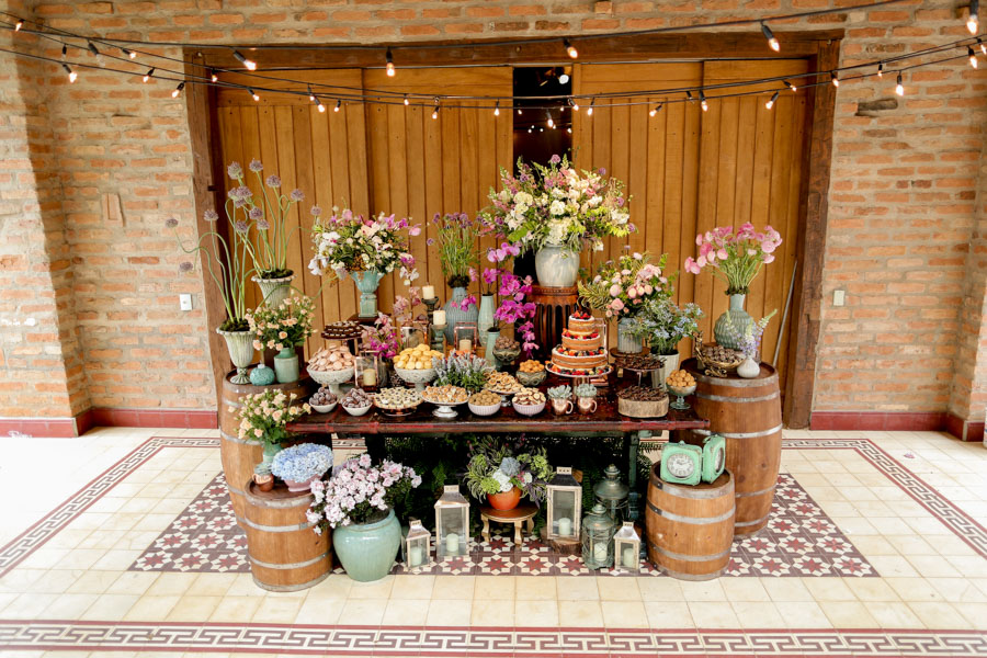 decoração casamento boho rústico