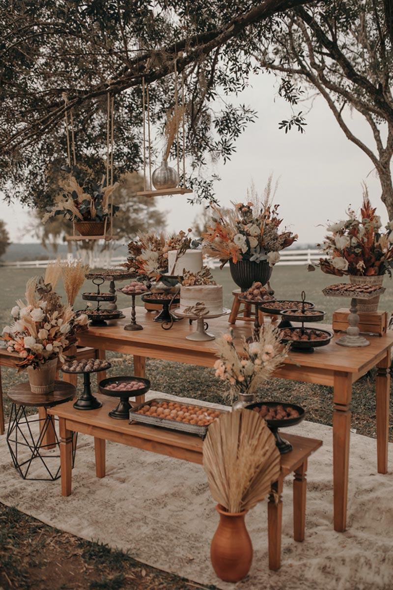 flores para casamento boho chic