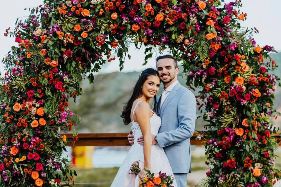 ideias decoração casamento civil simples e elegante