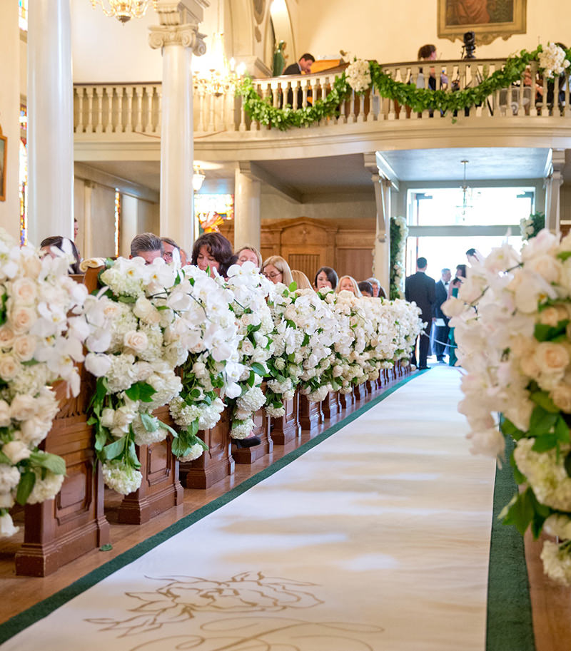 decoração de casamento igreja católica simples