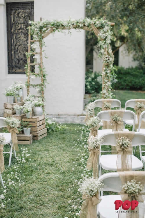 decoração de casamento simples e barato