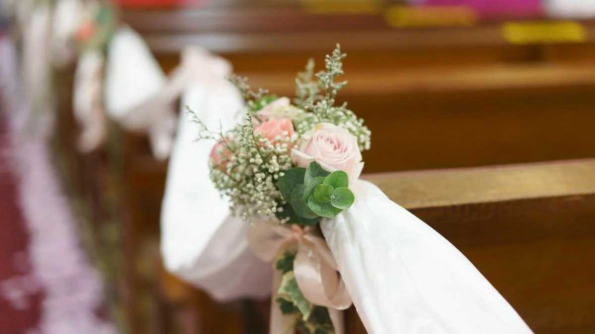 iluminação casamento igreja velas