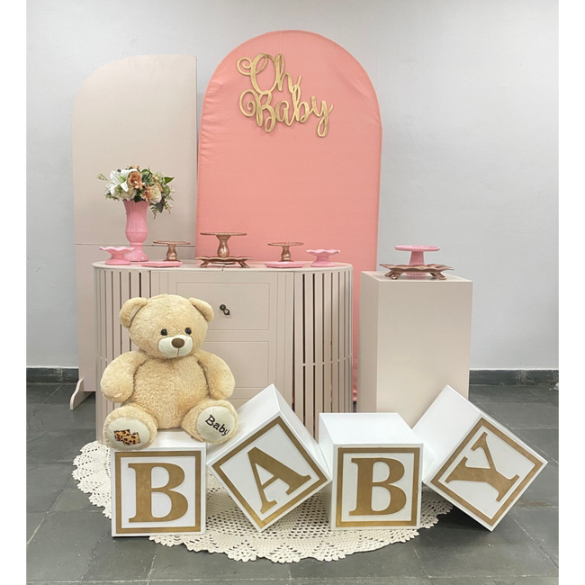 decoração chá de bebê simples