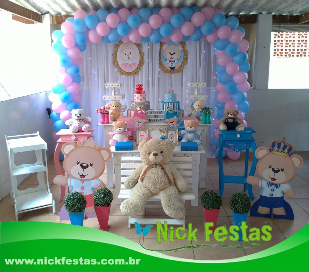 inspiração decoração chá revelação