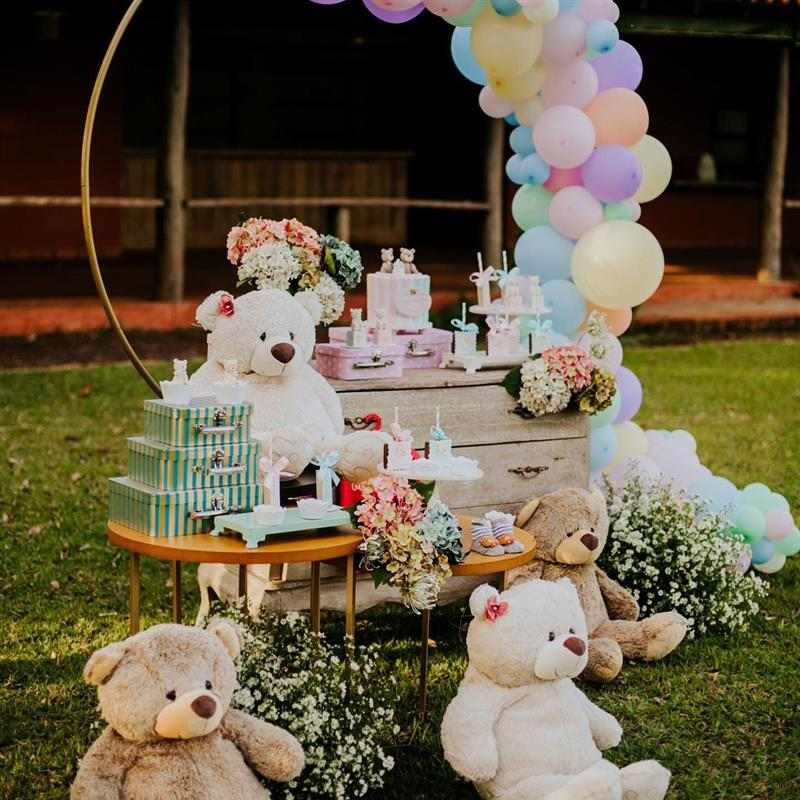 decoração chá revelação externo barato