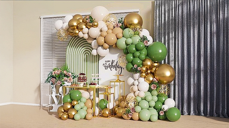 decoração de confraternização de empresa minimalista