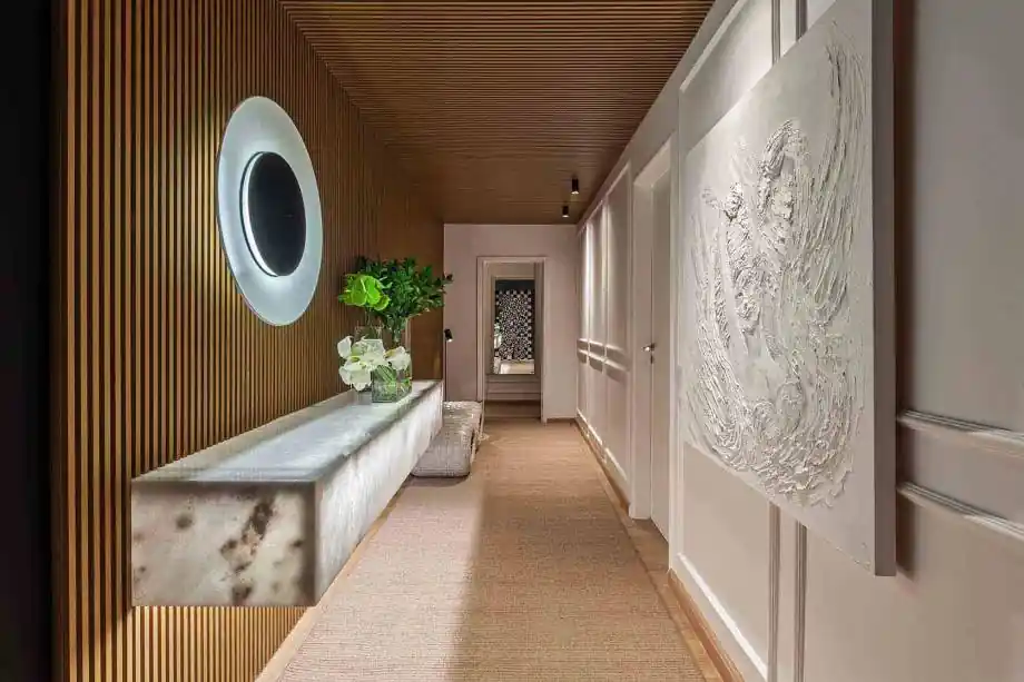 ideias criativas para decorar corredor estreito