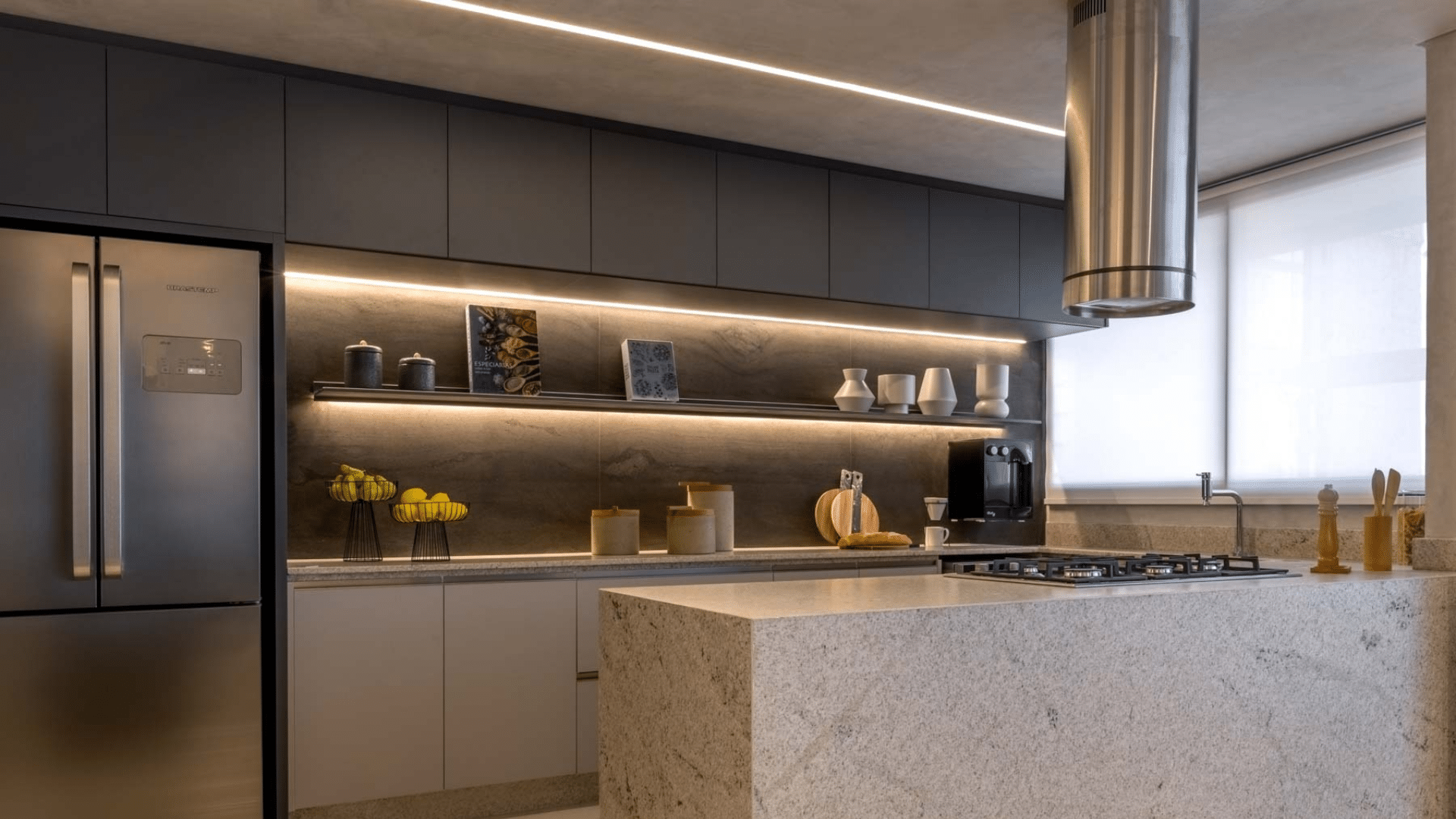 decoração cozinha americana