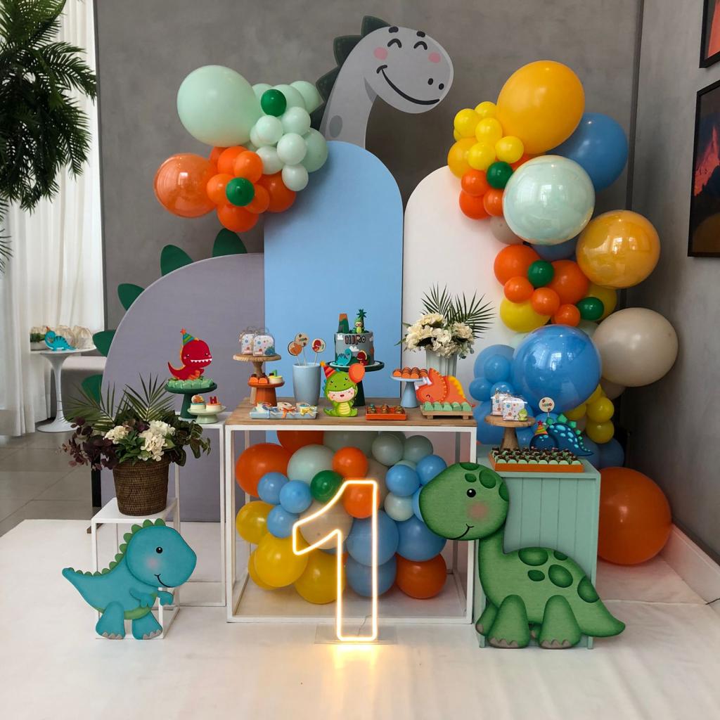 decoração dinossauro baby