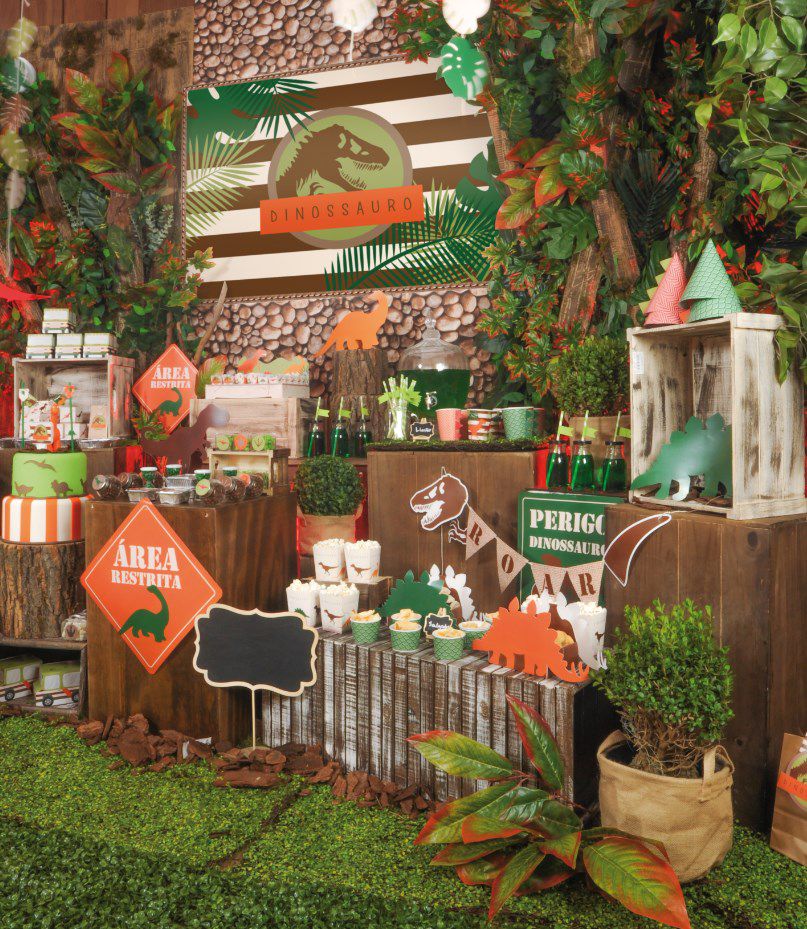 tema dinossauro para festa infantil