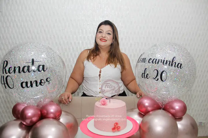 decoração 40 anos feminina simples