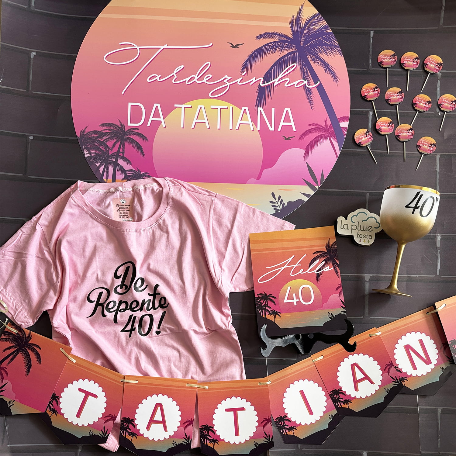 decoração 40 anos feminina boho