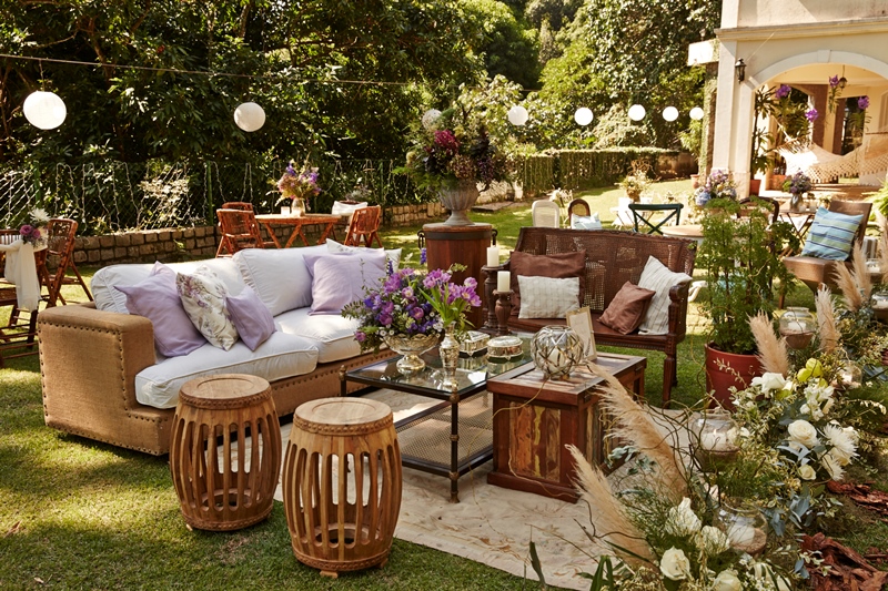 ideias criativas decoração festa boho chic