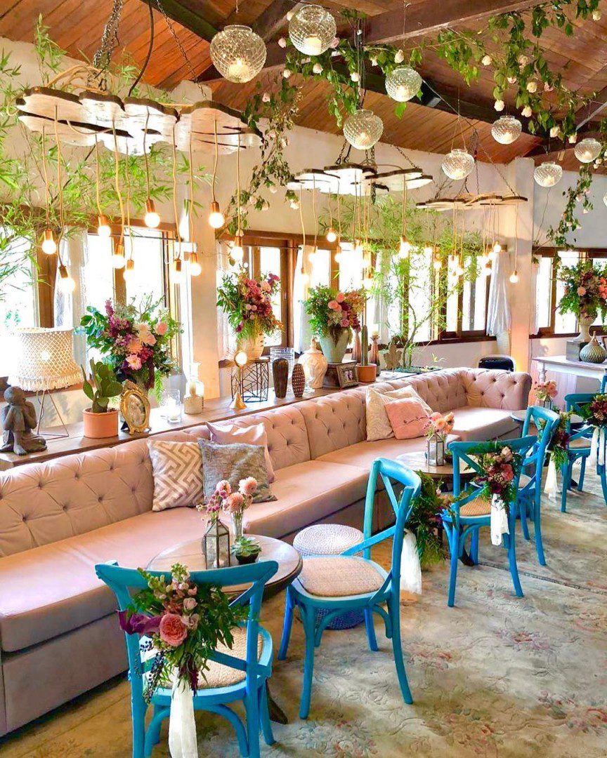 decoração de festa boho chic