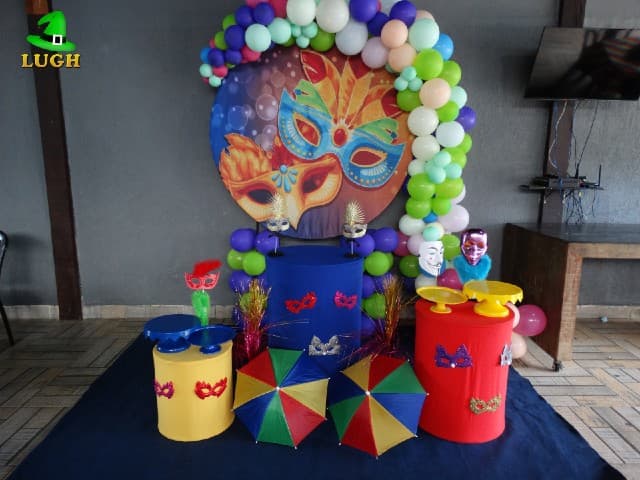 decoração de carnaval DIY