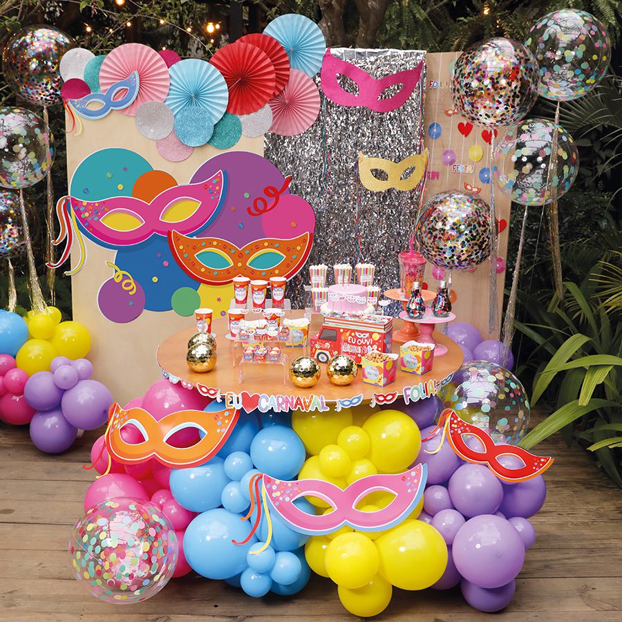 decoração de carnaval DIY