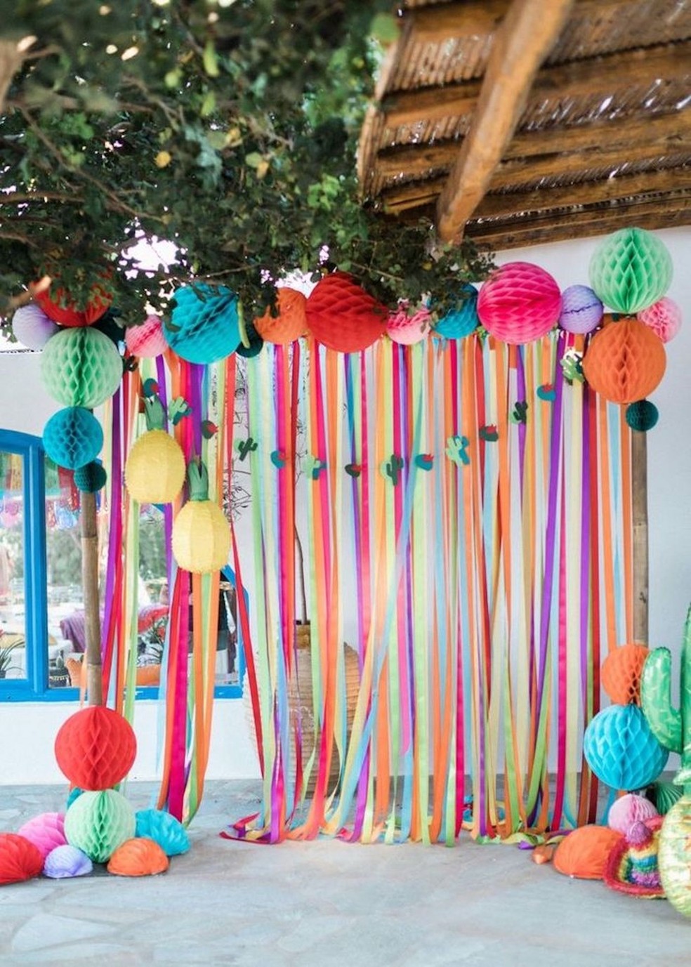 balões para decoração de carnaval