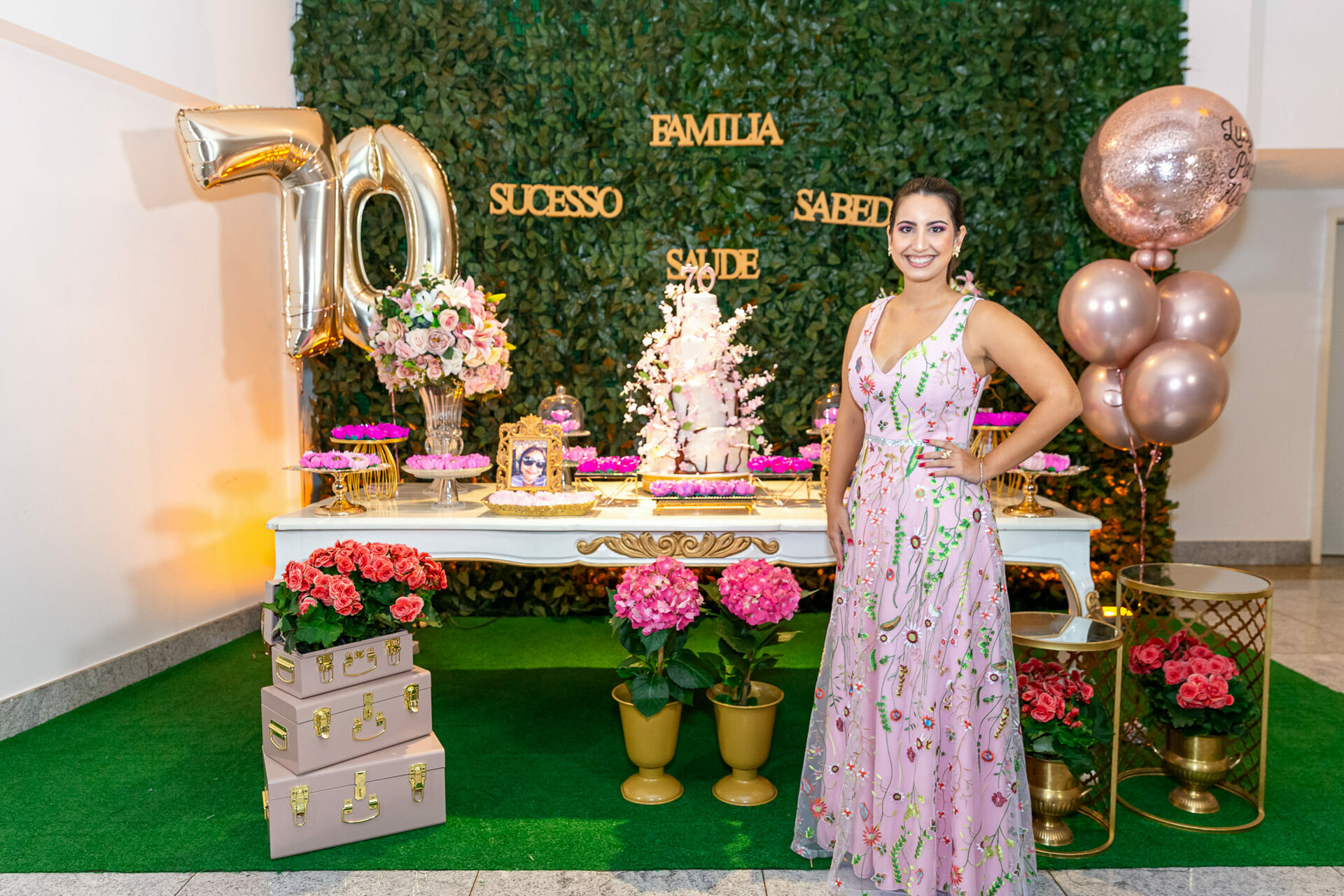 quanto custa decoração de festa de 70 anos feminina