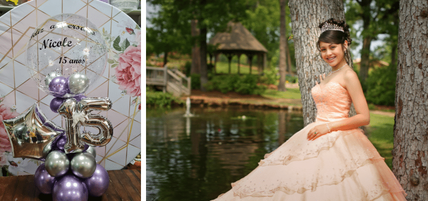 ideias criativas decoração festa 15 anos simples