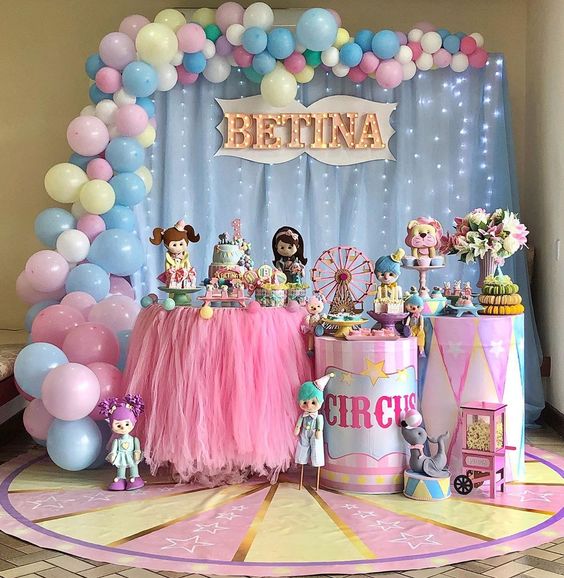 decoração de festa infantil para menina