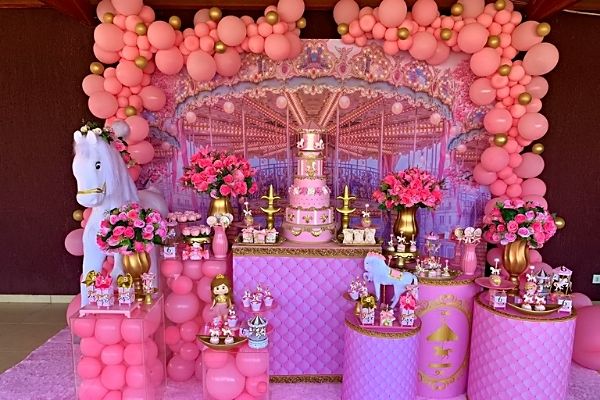 decoração de festa infantil para menina