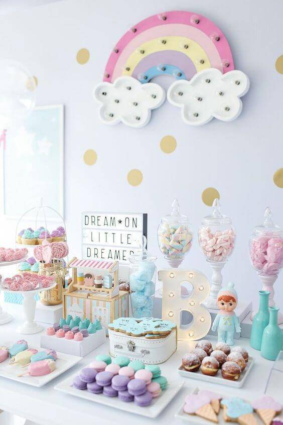 decoração de festa infantil para menina